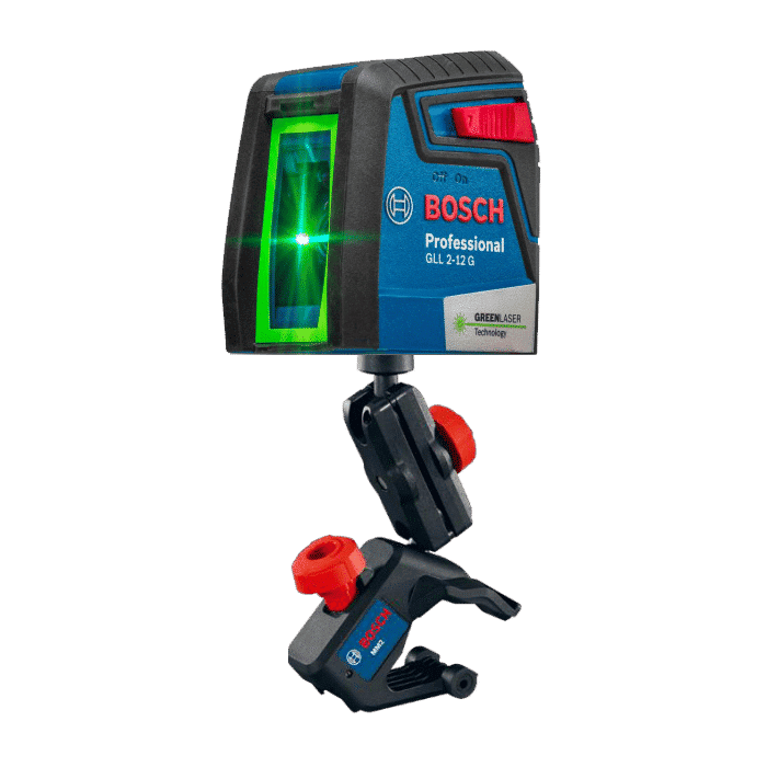 Nivel Laser de 2 Lineas Verde Bosch Rango 12mts