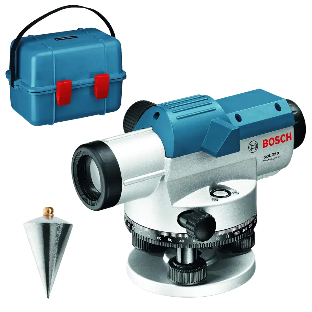 Nivel Optico Bosch Alcance 120mts 360° IP54 Precision ± 1mm a 30 mts