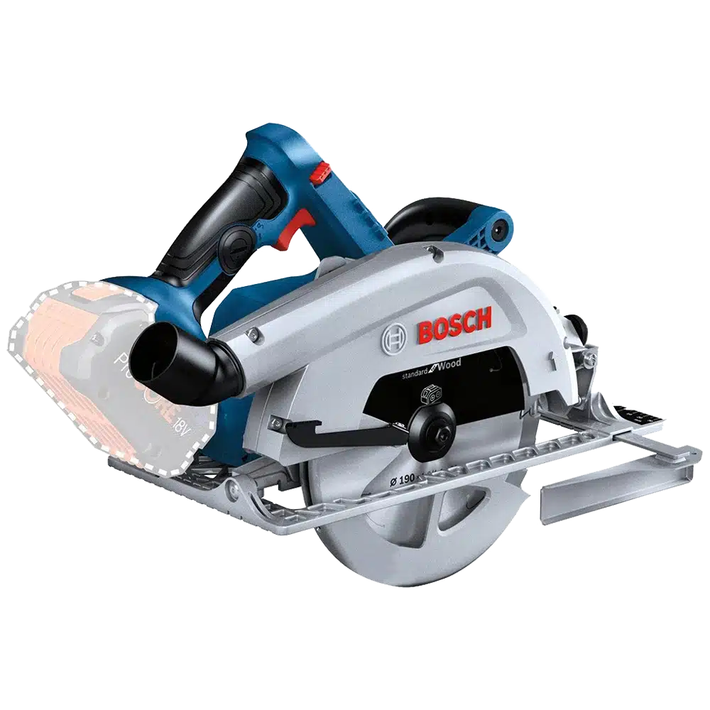 Sierra Circular Inalambrica Bosch 7 1/4" 18v 3900rpm (Biturbo)