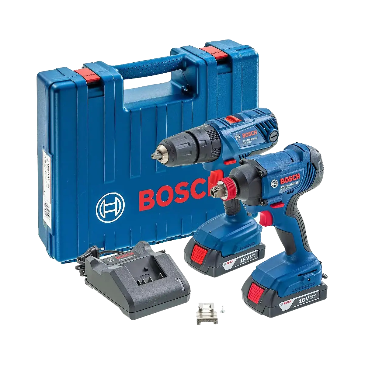 Kit Taladro Bosch GSB180-Li + Llave de Impacto Bosch GDX180-Li (18v)