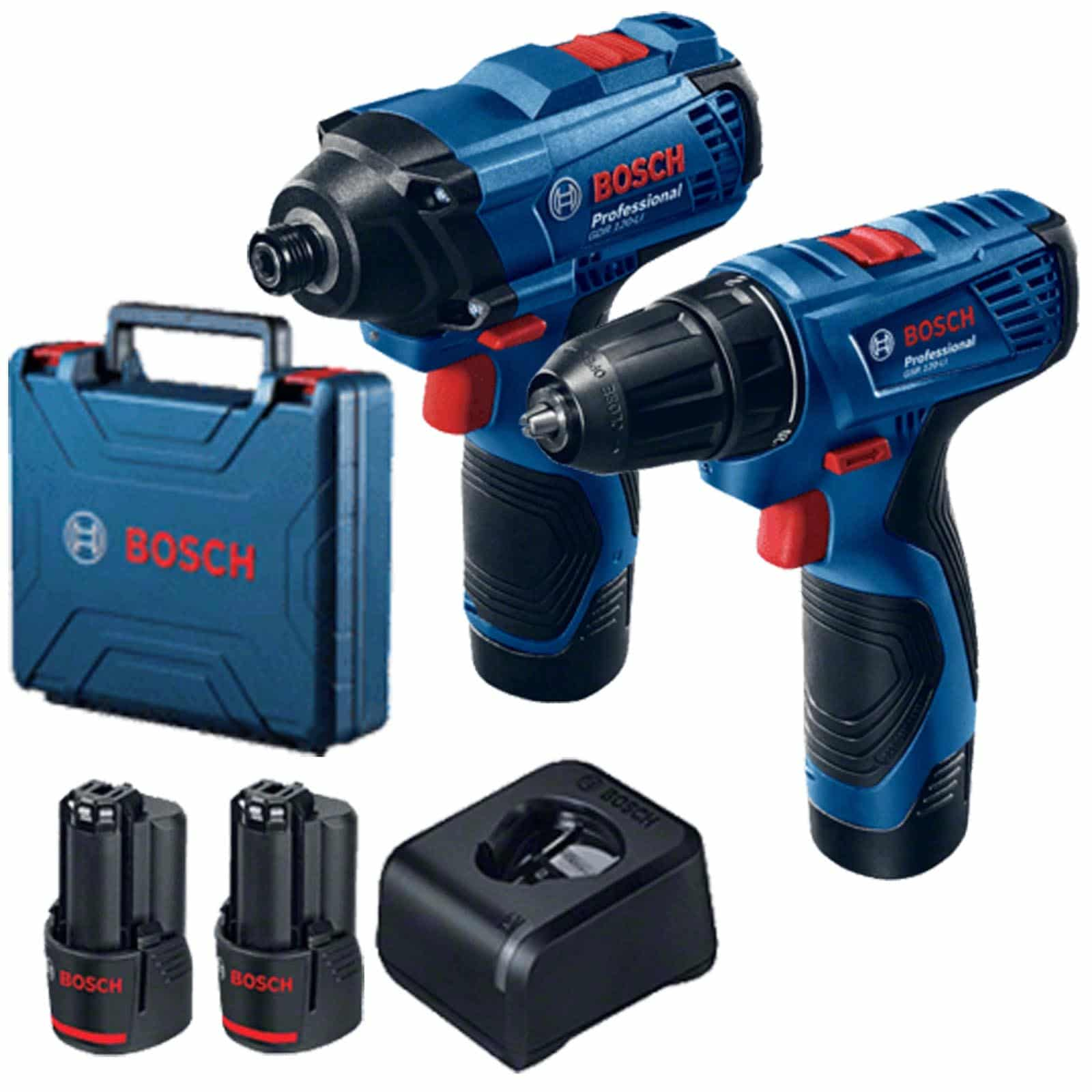 Kit Taladro Bosch GSB120-LI + Llave de Impacto Bosch GDR120-LI