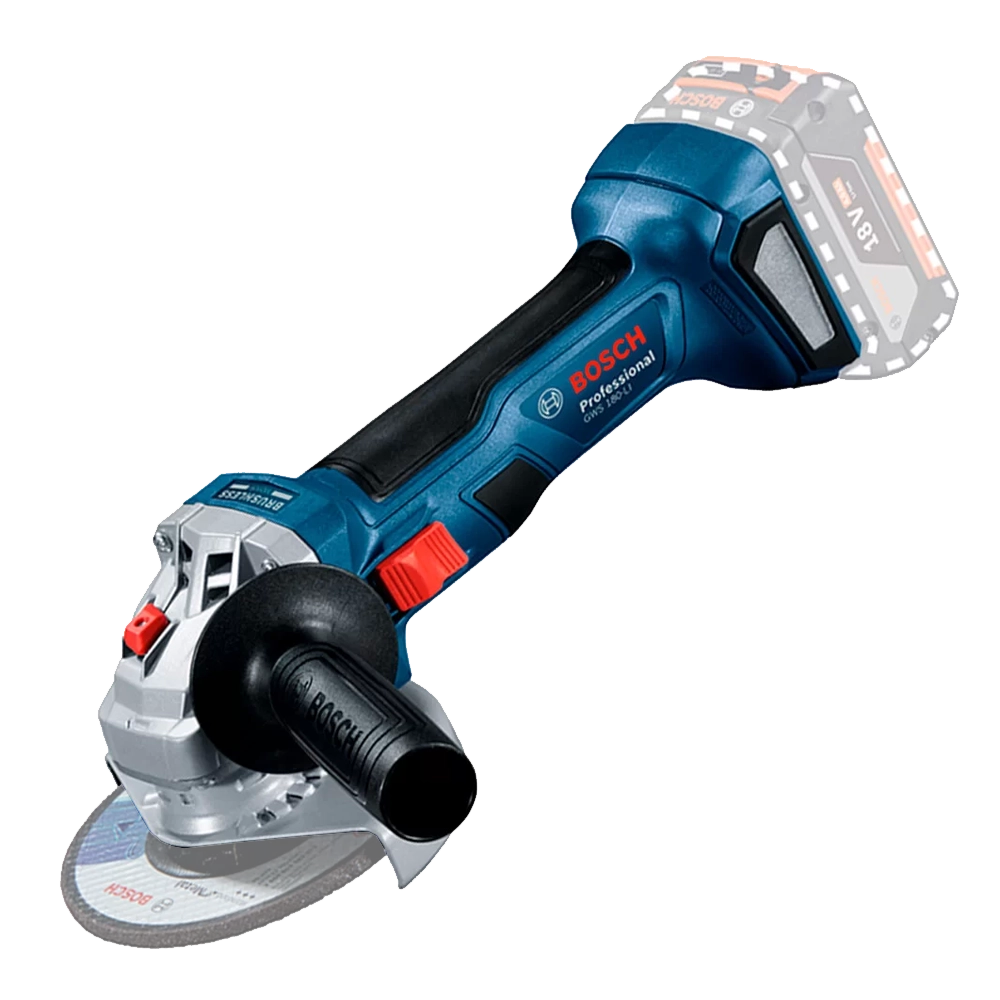 Minipulidora Inalámbrica Bosch 5″ 18v GWS 180-LI