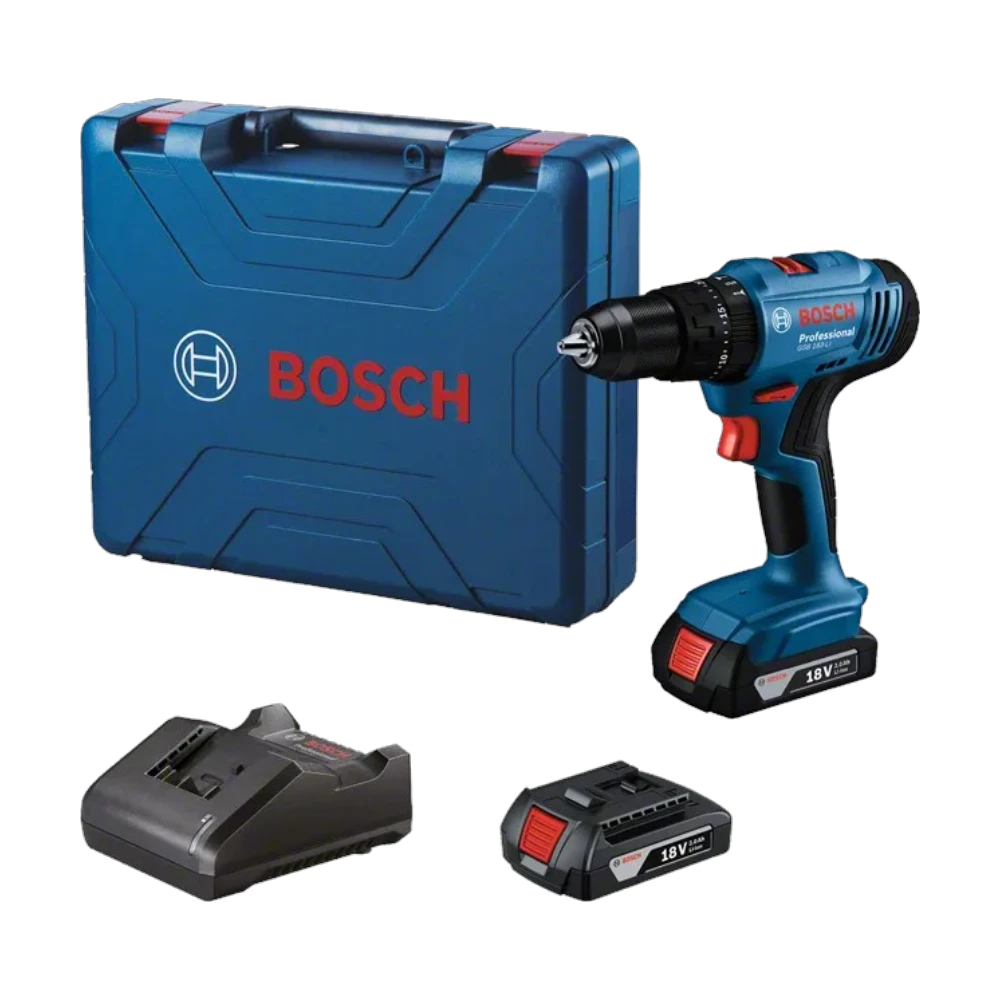 Taladro Percutor Inalámbrico Bosch 1/5″ 60Nm GSB 183-LI PRO