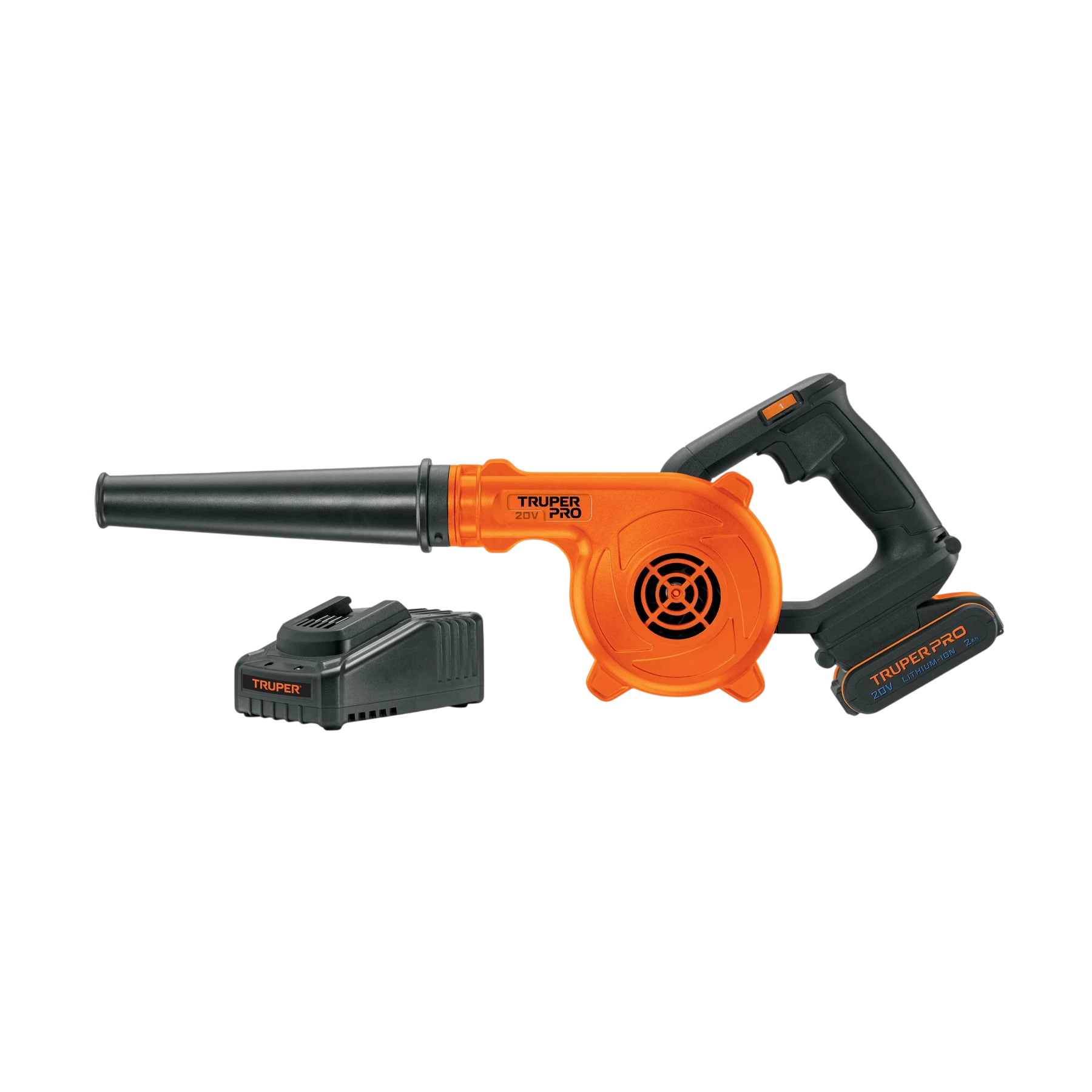 Soplador Inalámbrica 16000rpm 20v Truper + Batería + Cargador 