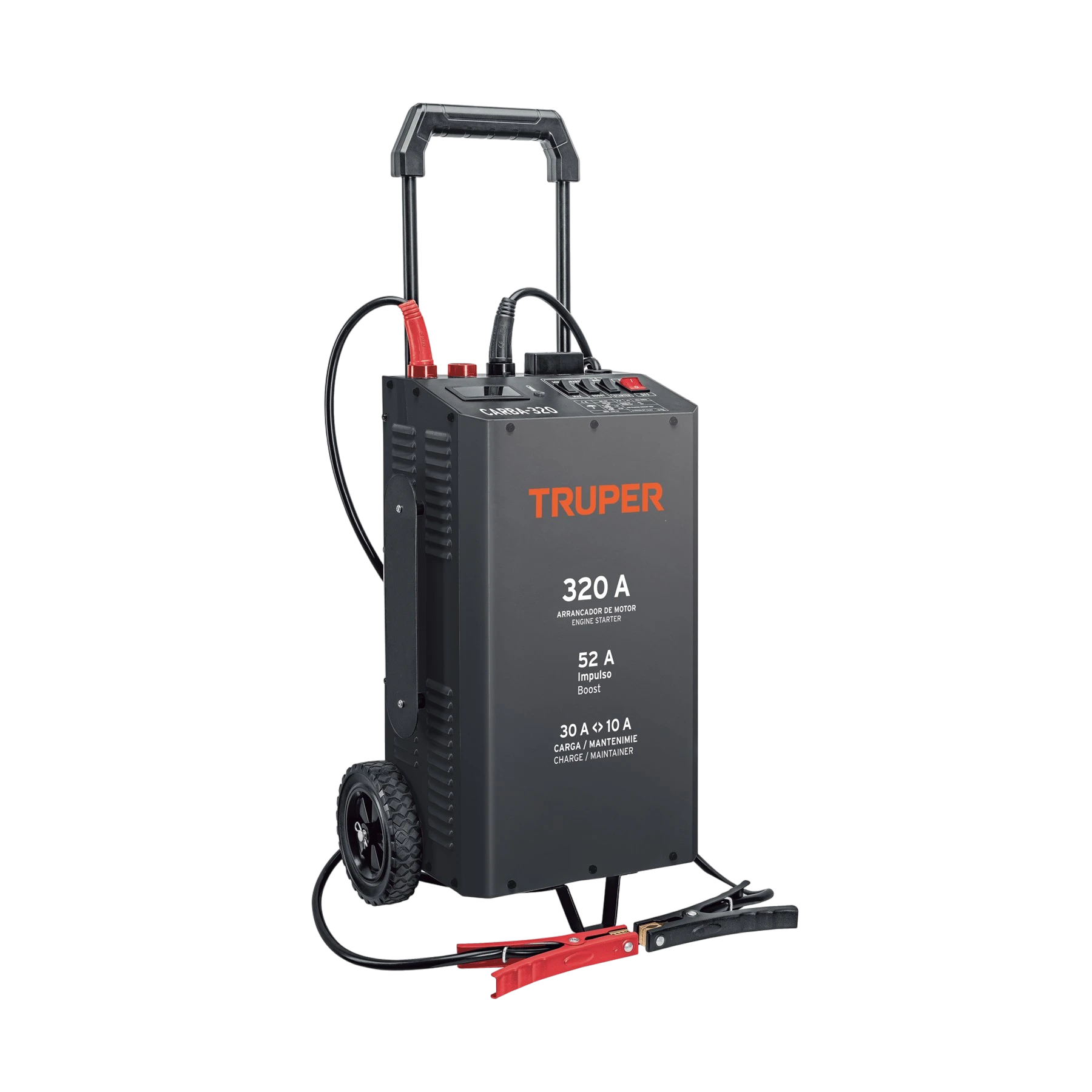 Cargador de Batería 12v/24v Truper 320A