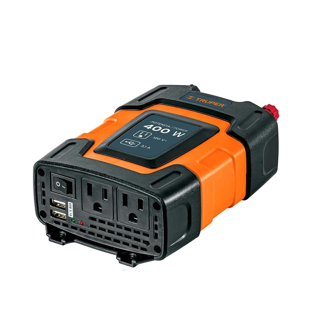 Inversor de Corriente Truper 400W / 40A