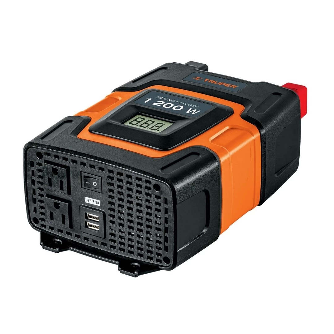 Inversor de Corriente 1.200W 100A Truper 10491 