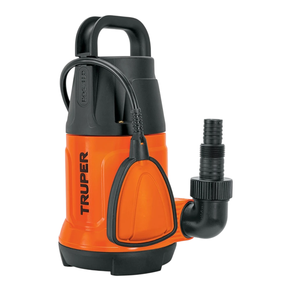 Electrobomba Truper Sumergible Agua Limpia 1 a 1 13/16Pulgada 1.0HP 110V