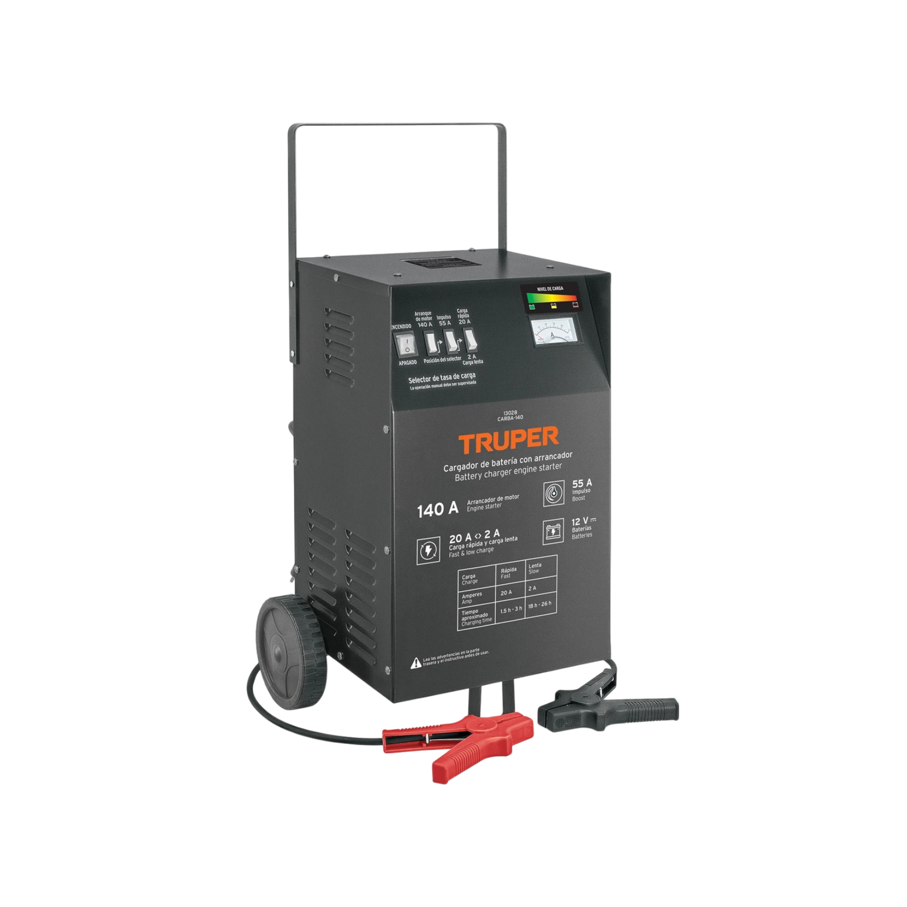 Cargador de Batería 12v Truper 140A