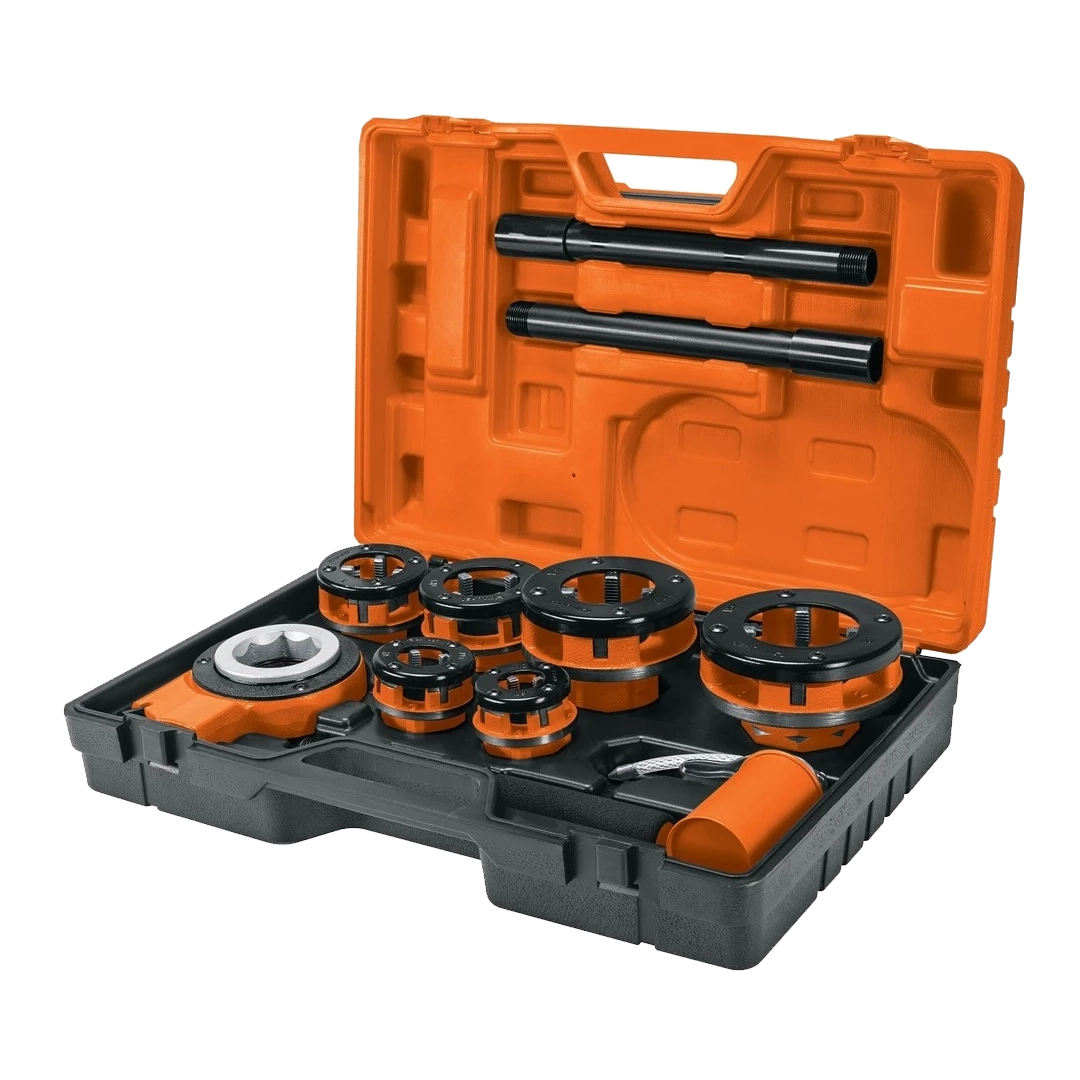 Juego de Tarrajas Truper 1/2 a 2 Pulgadas para tubo 9 Pc