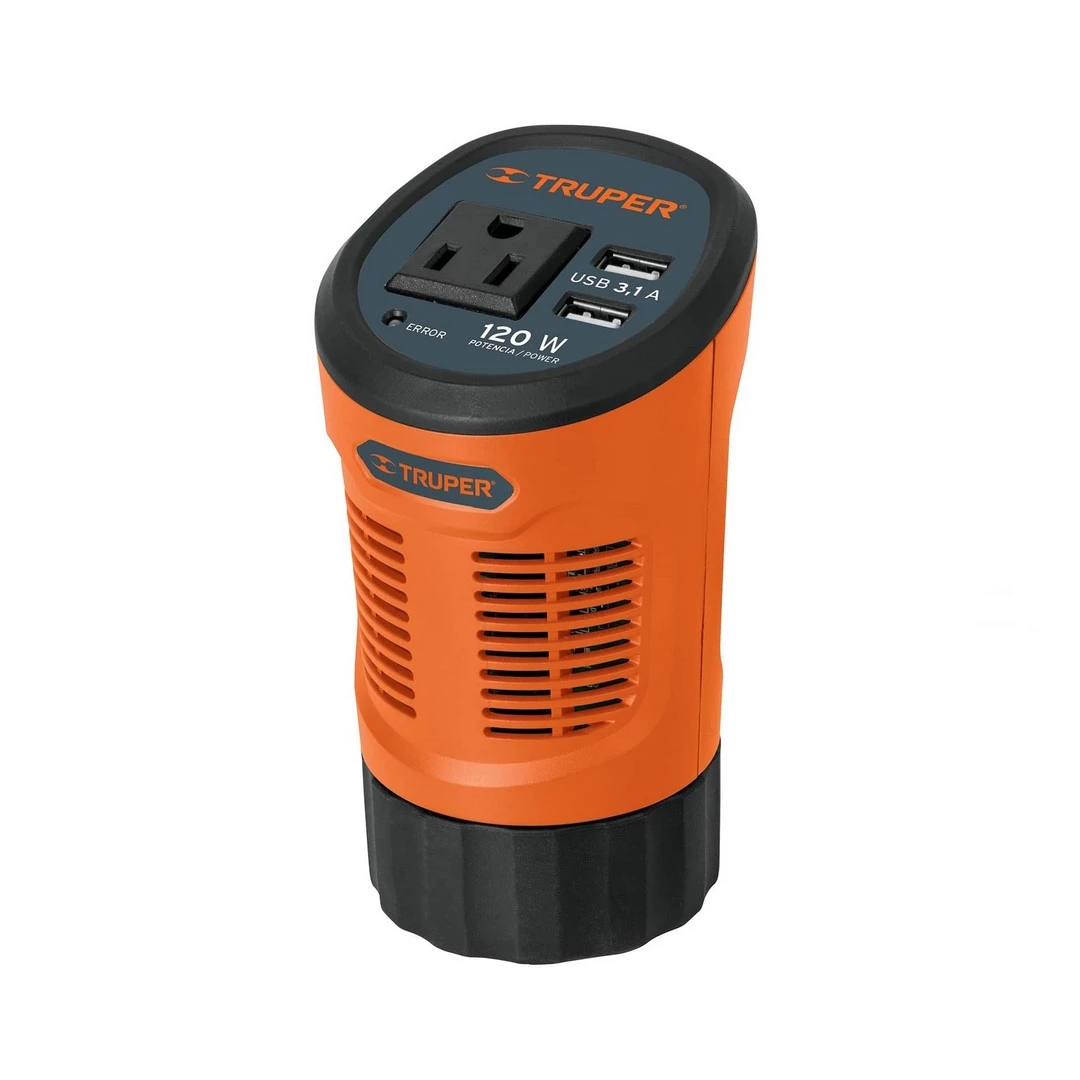 Inversor de Corriente Truper Tipo Vaso 120W /12A