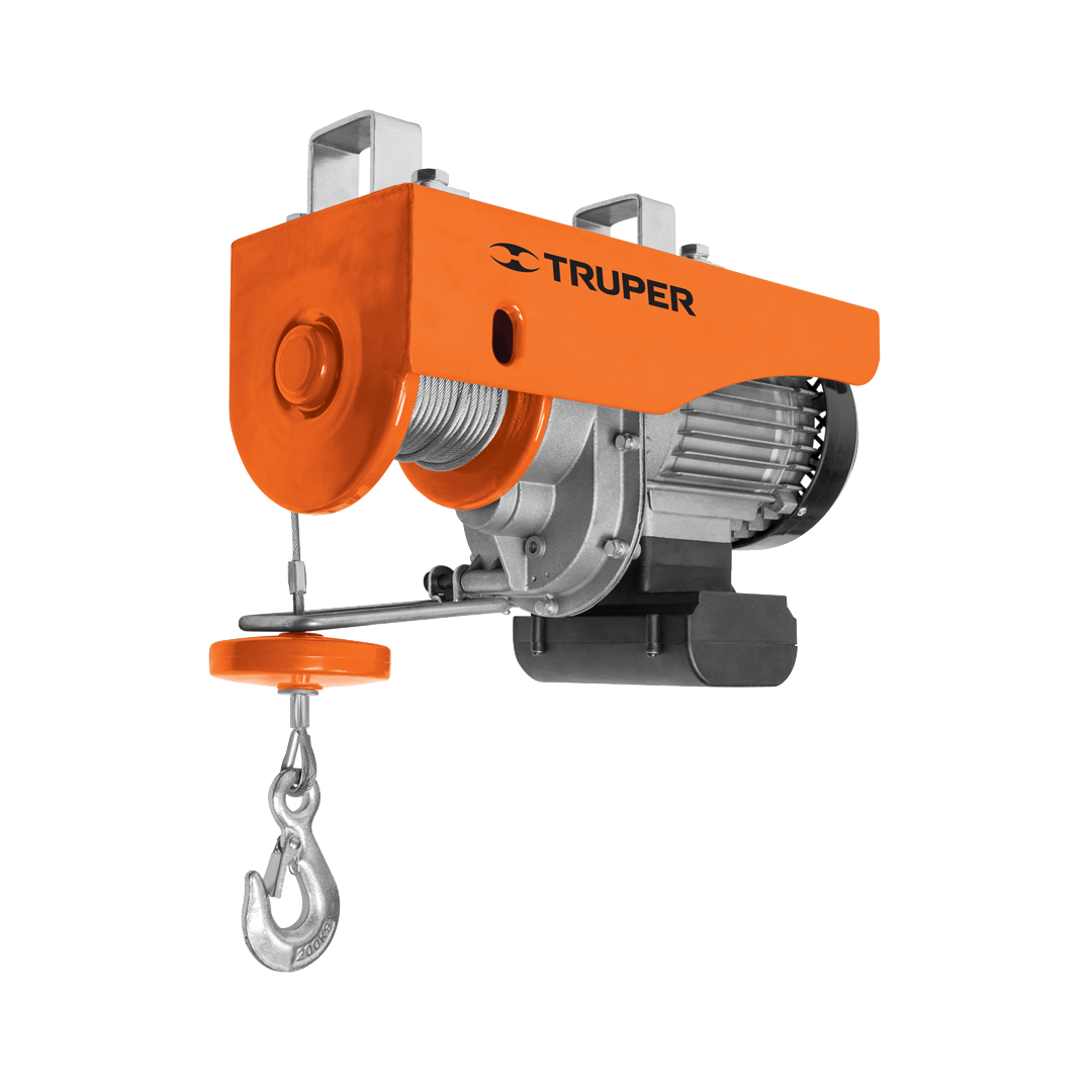 Polipasto Diferencial Eléctrico Truper Guaya 400Kg 850W