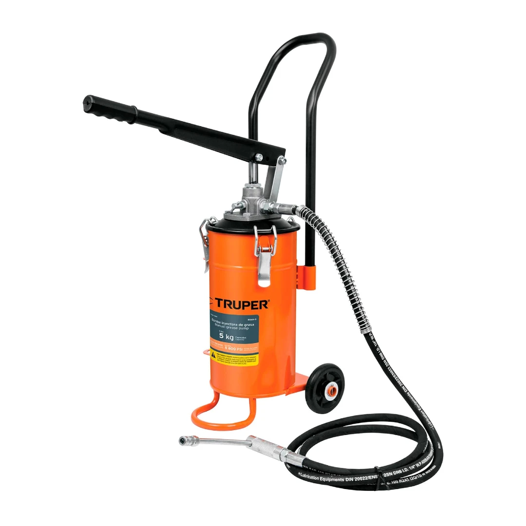 Grasera Bomba Inyectora de Grasa Truper 5Kg 5800PSI  16866 