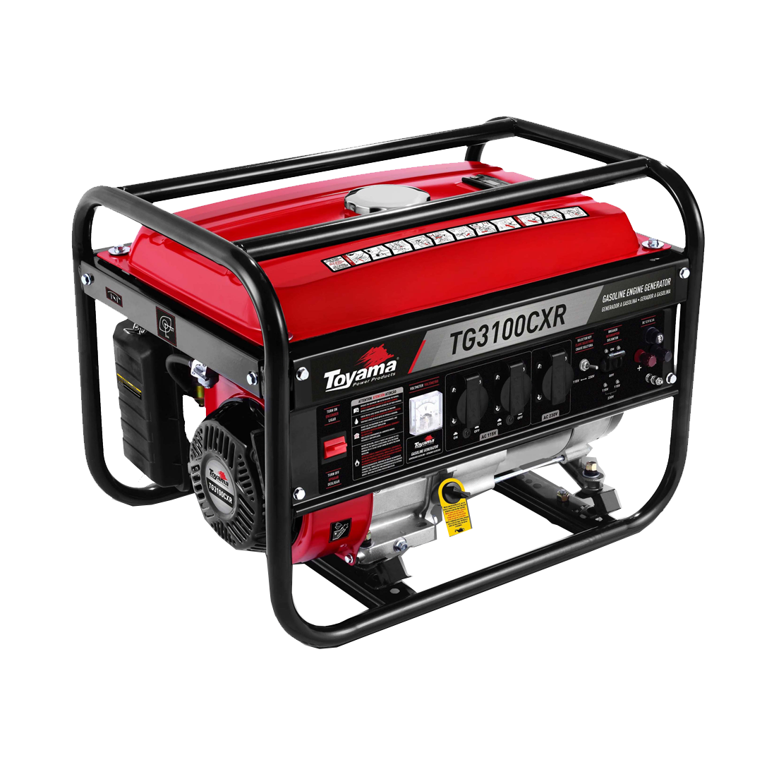 Planta Eléctrica Gasolina Toyama 3.1kVA 115/230v 2f TG3100CXR 