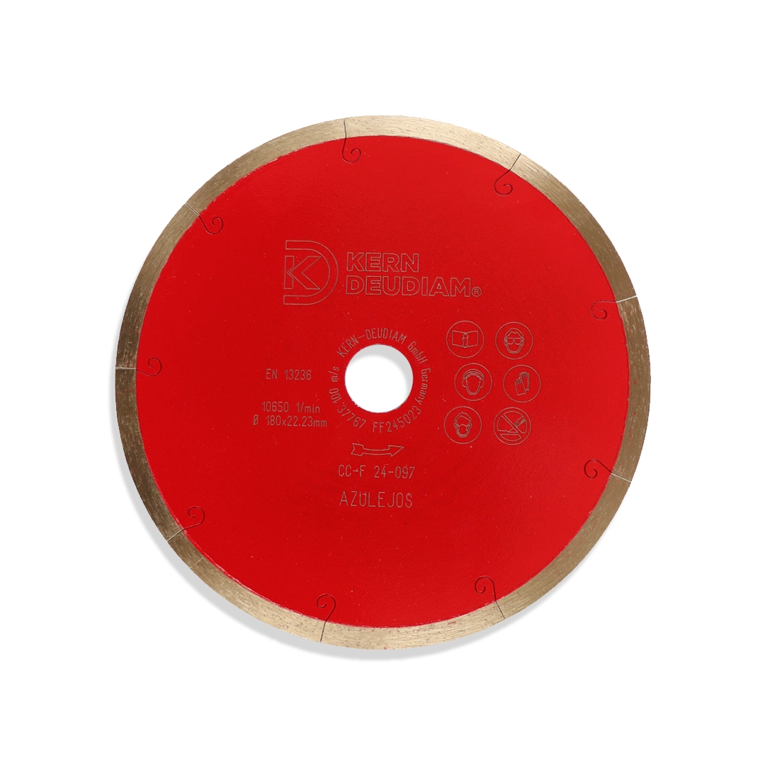 Disco Diamantado Continuo Kern Deudiam CC-F 7" 7/8" Sinter Titan 180 x 22.53 mm
