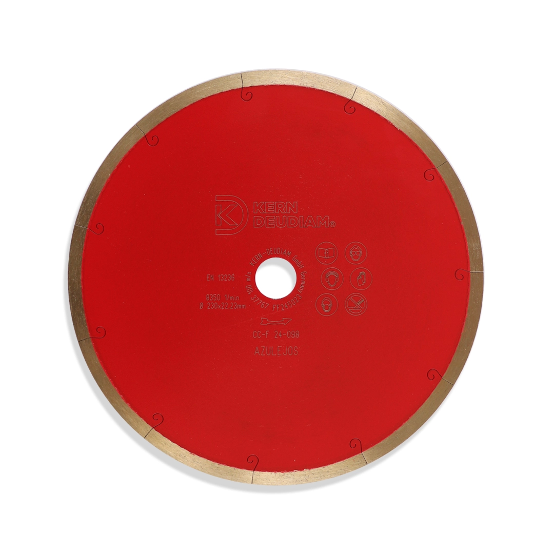 Disco Diamantado Continuo Kern Deudiam CC-F 9" 7/8" Sinter Titan 230 x 22.23 mm