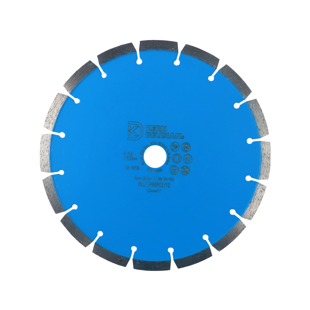 Disco Diamantado Segmentado Kern Deudiam 9" 7/8" Sinter Titan 230 x 22.23 mm