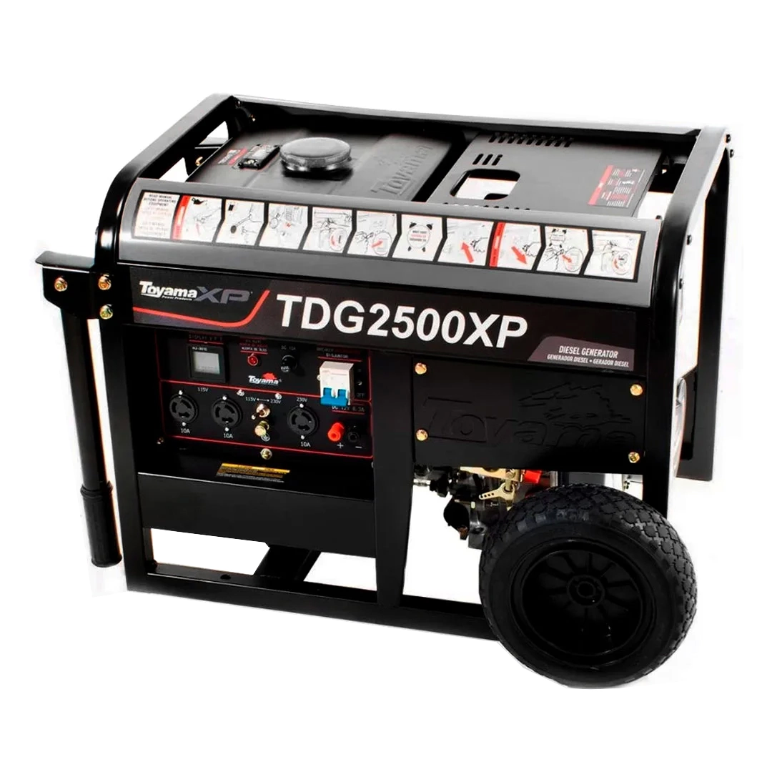 Planta Eléctrica Diésel 2.2kVA 115/230V 1F Toyama  TDG2500XP (RP02)