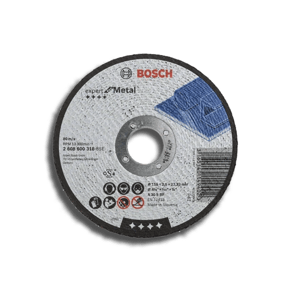 Disco Abrasivo Corte Bosch Expert Metal 4-1/2"x3/32" t1
