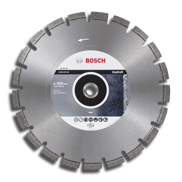 Disco Diamantado Bosch 14" Best Asfalto y Materiales Abrasivos