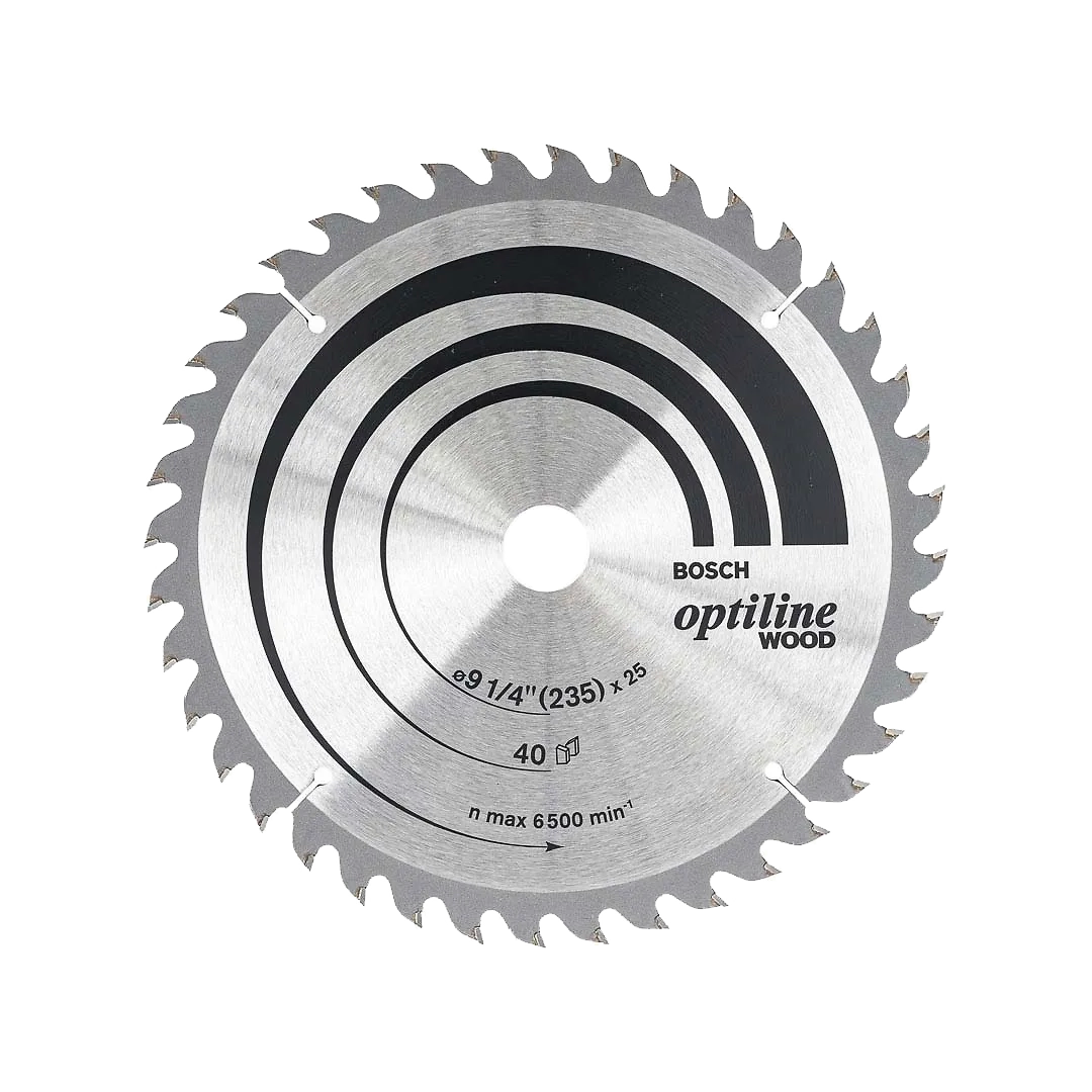 Disco Madera 9 1/4 40D 1" Bosch