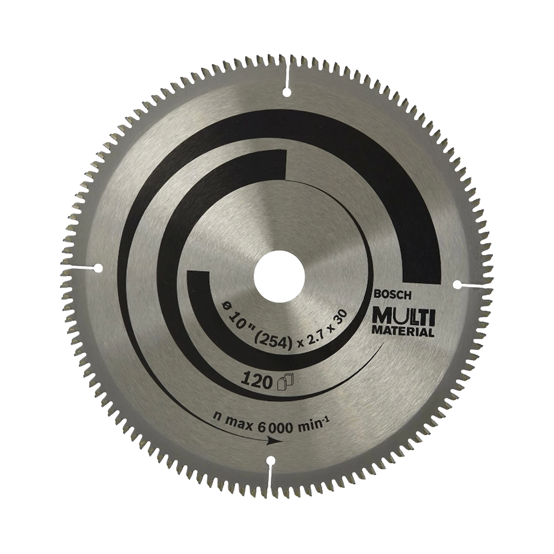 Disco Sierra Bosch Multimaterial Alum,Mad,Plas, 10",120D
