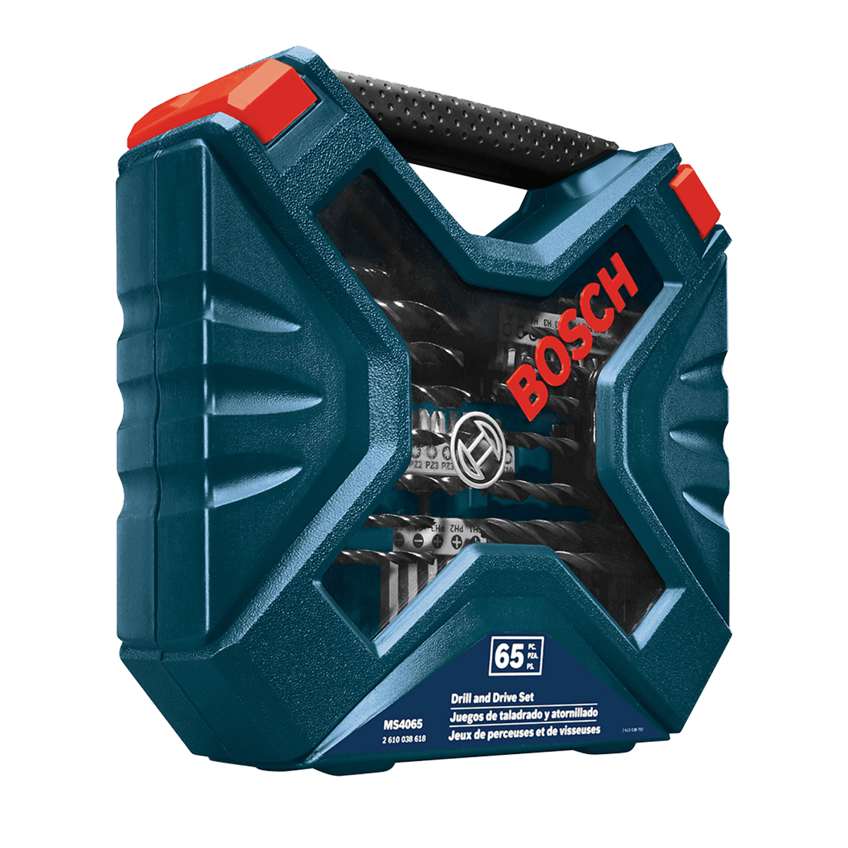 Set Bosch Con 65 uds Atornillar Y Perforar X Line
