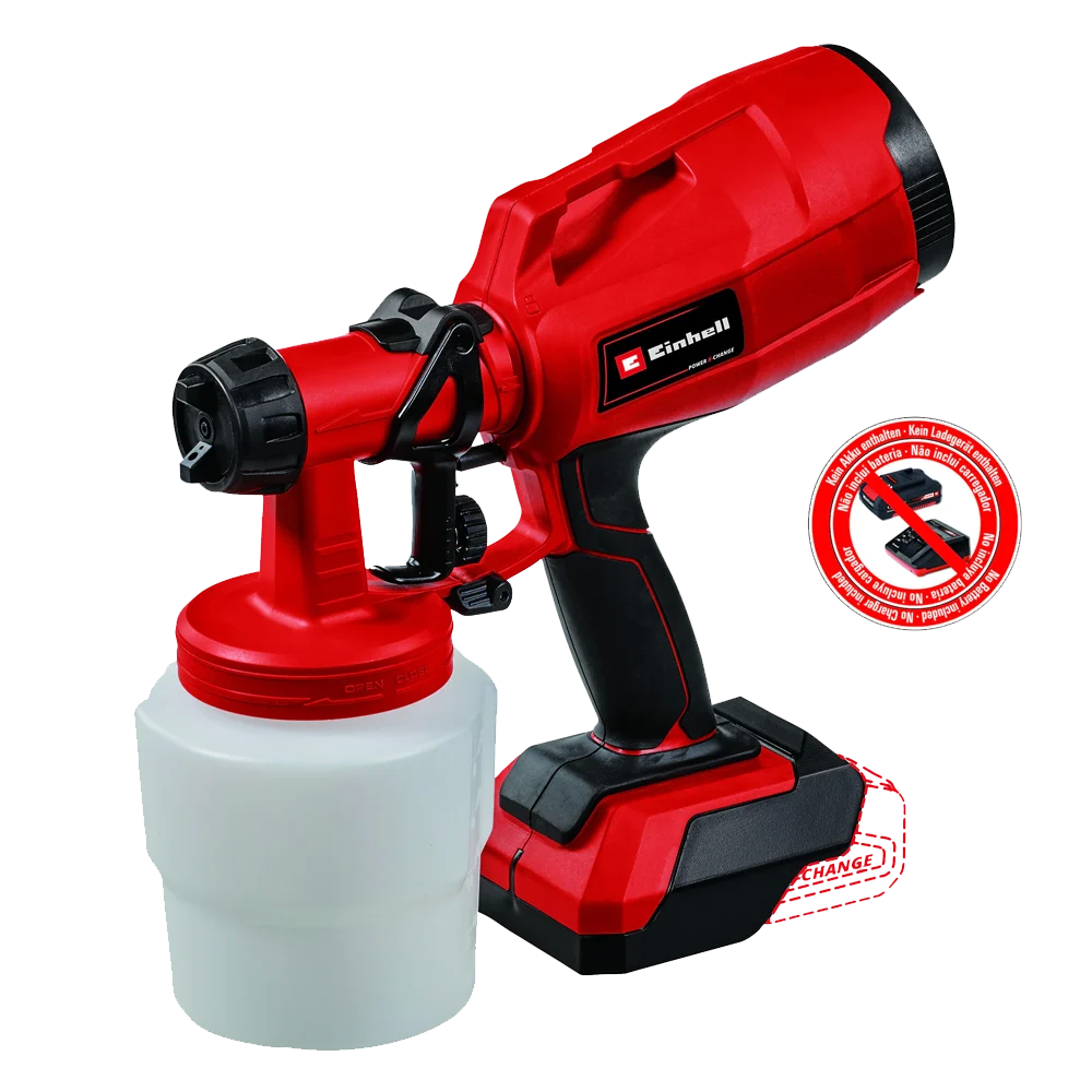 Pistola para Pintar Inalambrica Einhell (TC-SY 18/60 LI-SOLO)