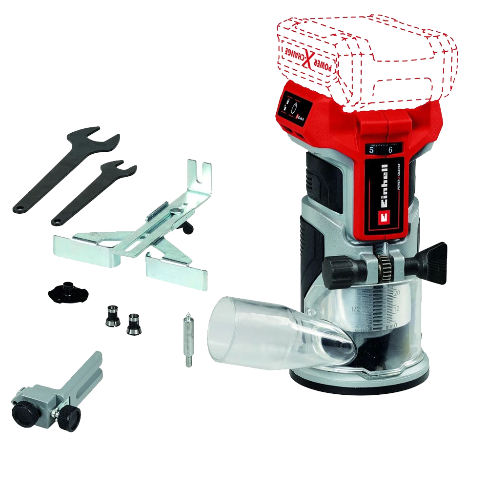 Ruteadora Rebordeadora Inalámbrica Einhell 1 1/8″ TP-ET 18 Li BL