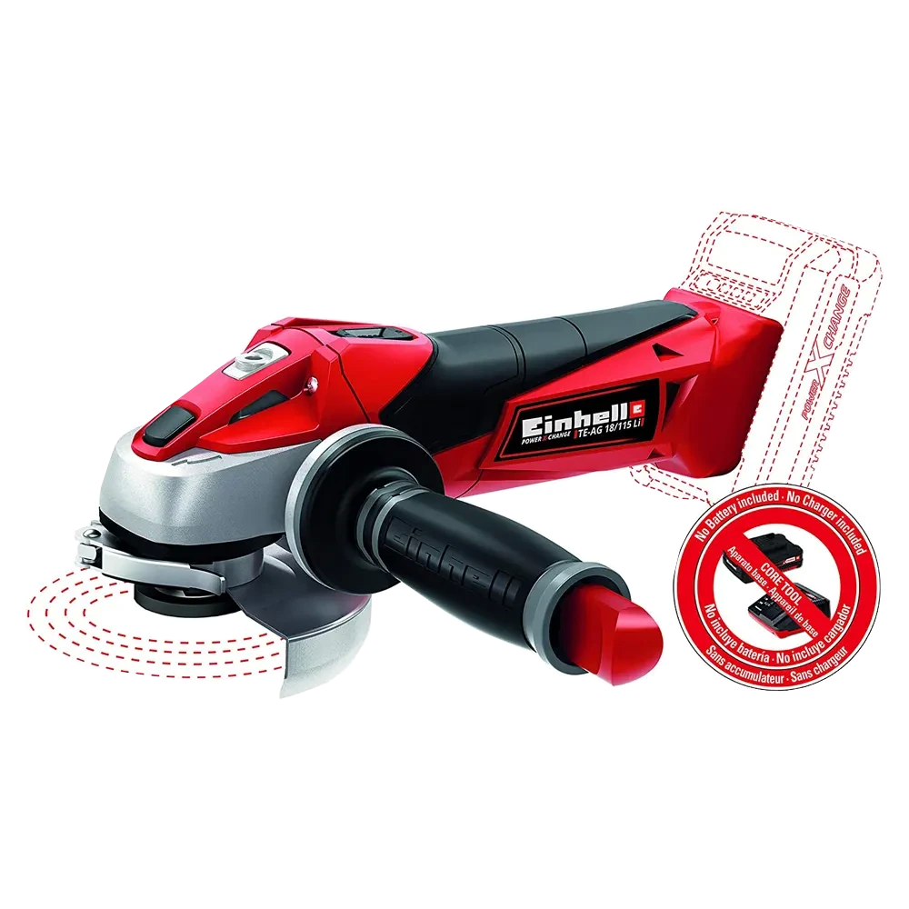 Pulidora Inalambrica Einhell 4 1/2" 18V (TE-AG 18/115 LI)