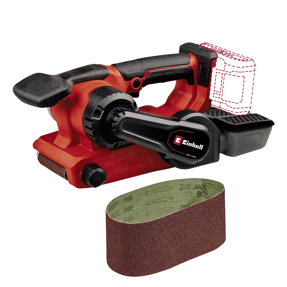 Lijadora de Banda Inálambrica Einhell 18″ TP-BS 18/457 Li BL