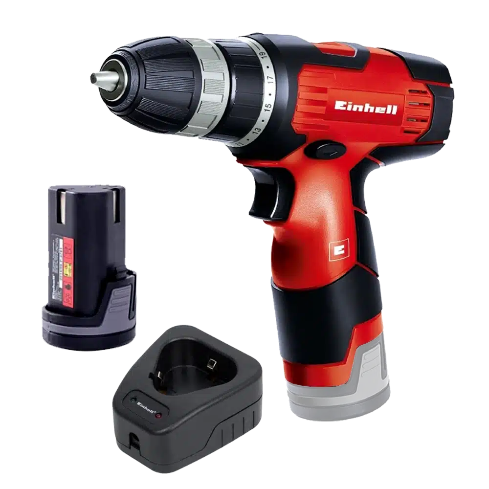 Taladro Atornillador Inalambrico Einhell 12V + 1 Bateria + Cargador (TH-CD 12 Li)