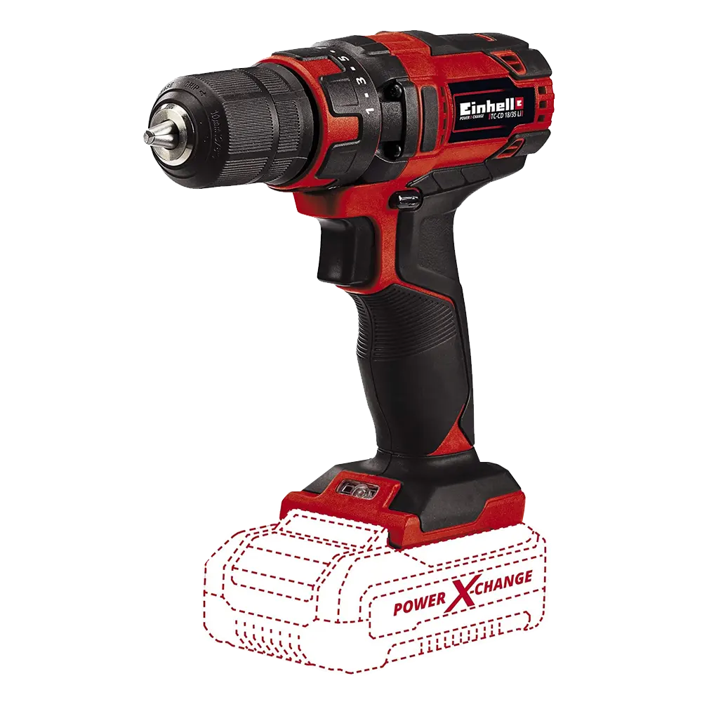 Taladro Atornillador Inalambrico Einhell 18V 35Nm (TC-CD 18/35 LI)