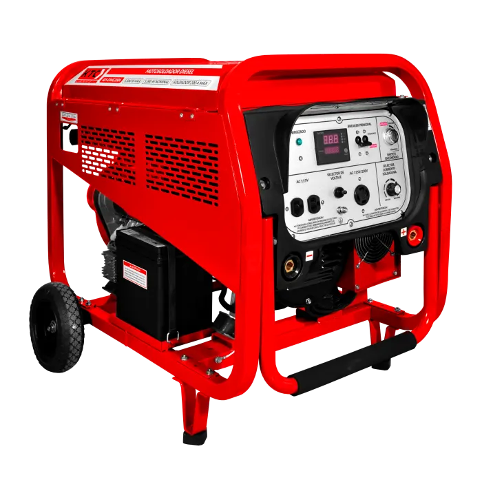 Motosoldador Diesel KTC Abierto 1f 5.5kva 110/220v 3600rpm