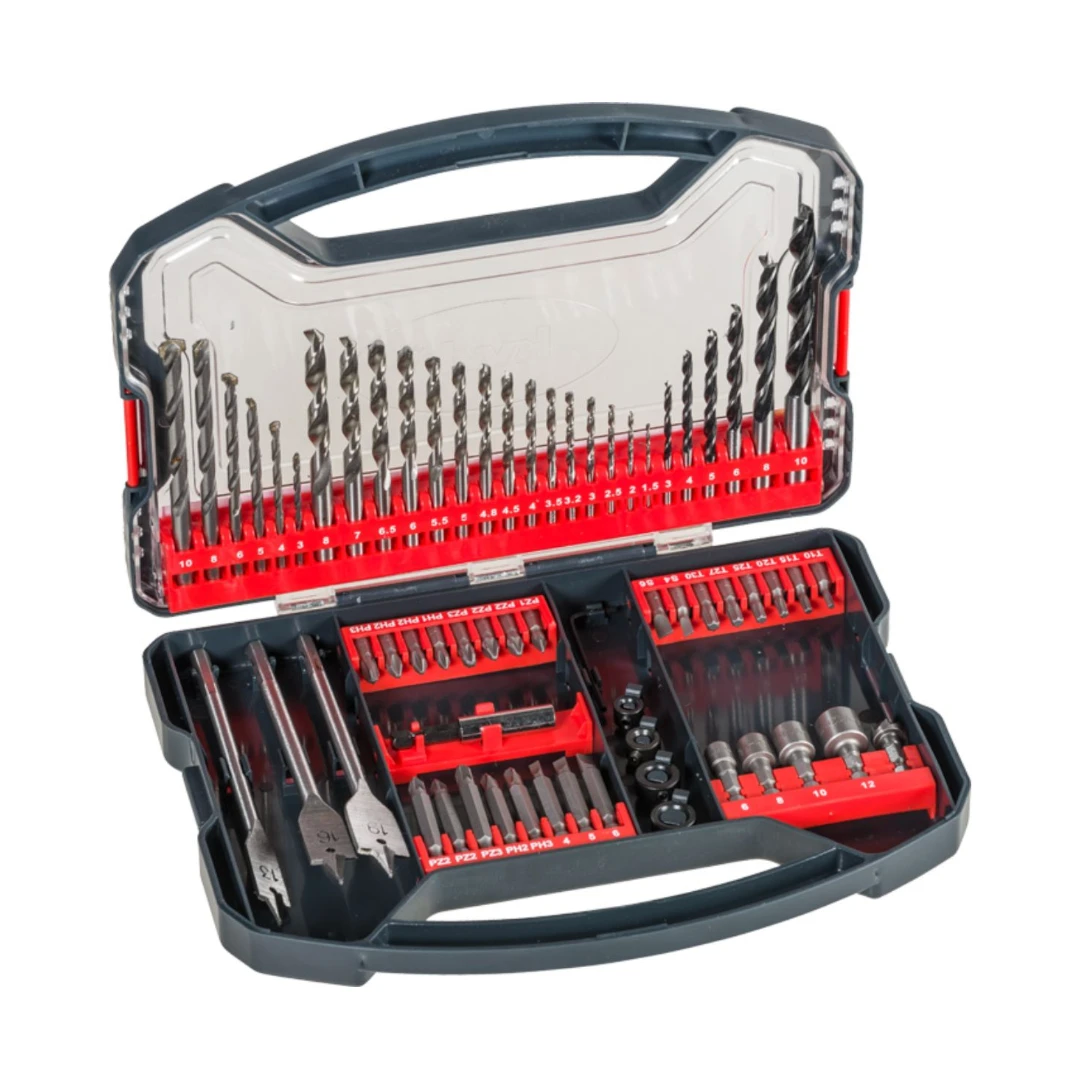 Set Accesorios Einhell 62 Pc en Estuche Atornillar y Perforar