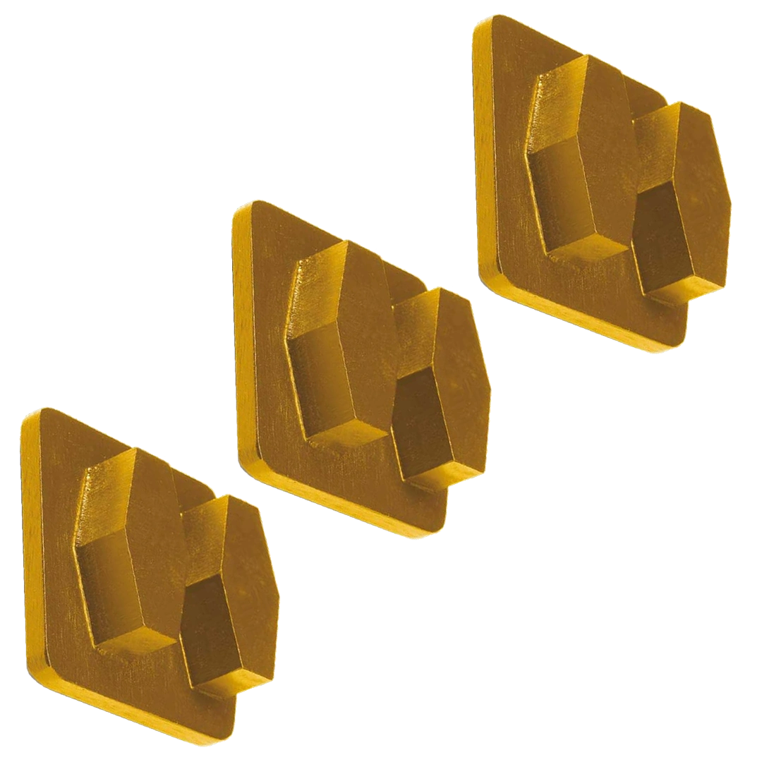 Segmento Desbaste Diamantado Husqvarna Trafico Medio Duro Doble Rectangular Grano 100 (3 pcs)