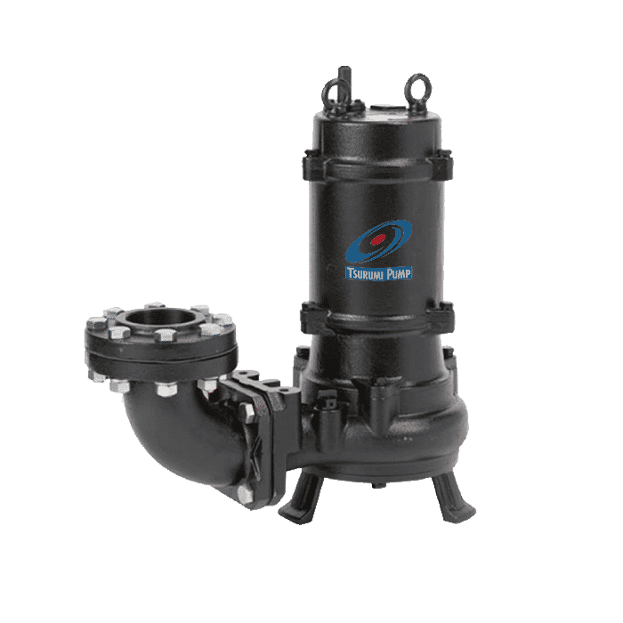 Electrobomba Sumergible Aguas Negras Tsurumi 3f 3hp 2" 220/440v gpm160