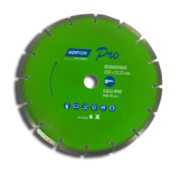 Disco Norton Pro Diamantado Segmentado 9"