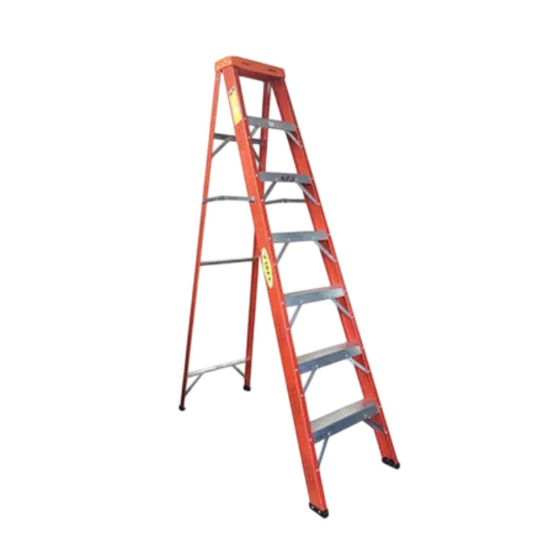 Escalera de Tijera Fibra de Vidrio Red Lift Tipo IA 7E 2.10mt 113kg 