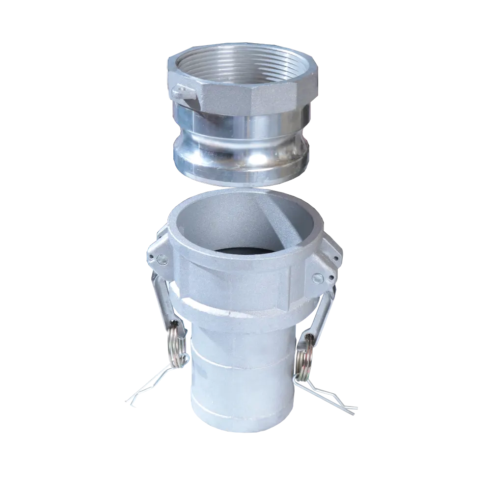 Acople Aluminio 2" Macho-Hembra Rosca Fina Interna (PARTE C-200 HEMBRA-PARTE A-200 MACHO)