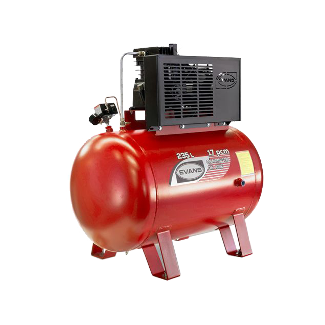 Compresor de Aire Lubricado Evans 1E 5.0Hp 235Lt E170ME500-235COMP