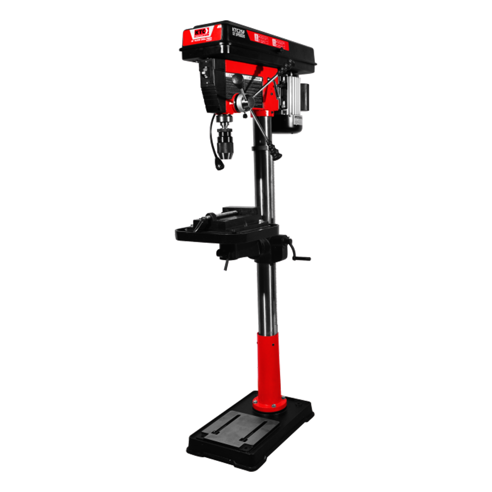 Taladro de Arbol KTC 3/4" con Prensa 1.5HP 1F 110V Husillo MT4