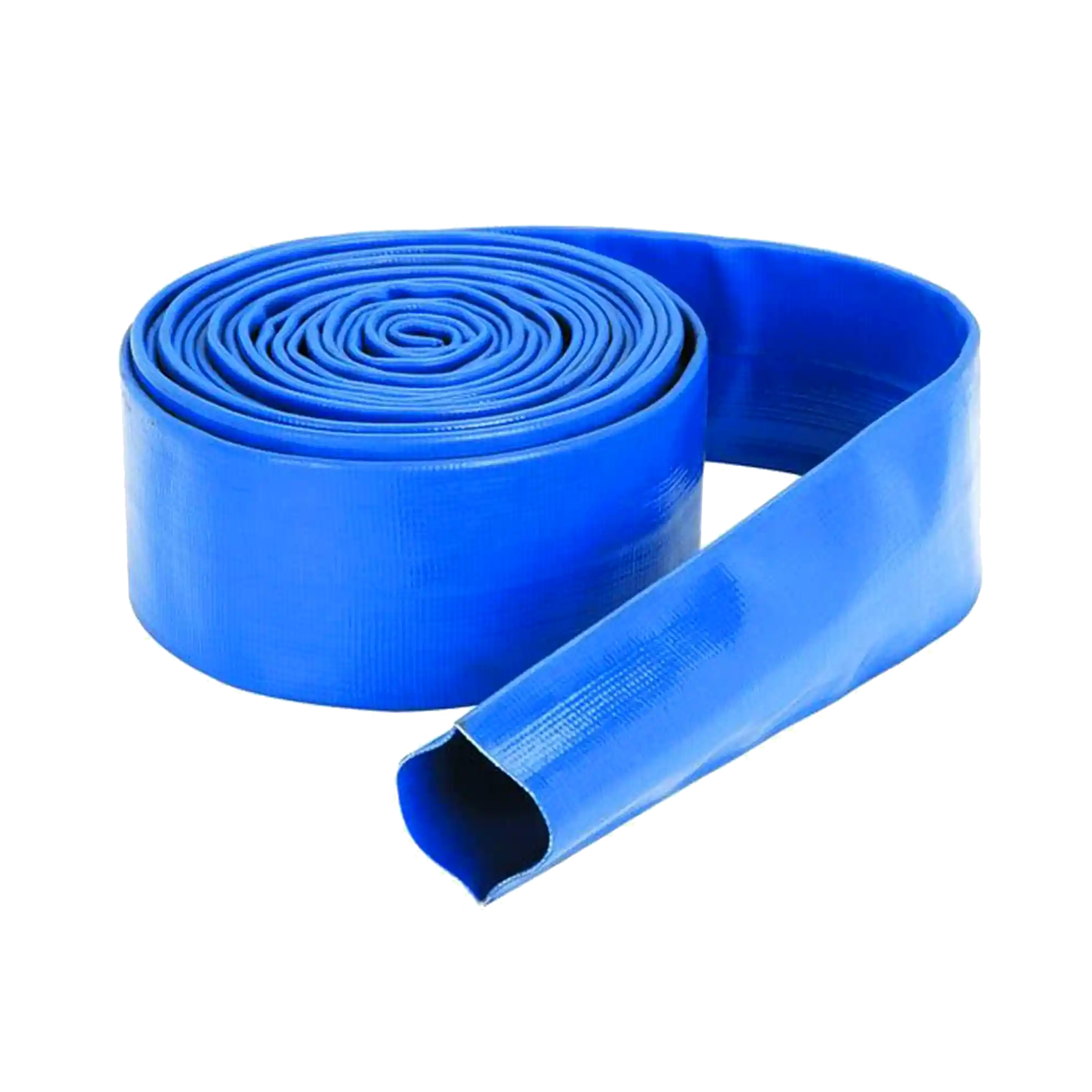 Manguera Descarga 4Bar 4" Azul x Metro Plana (GNLF10304) (PG)