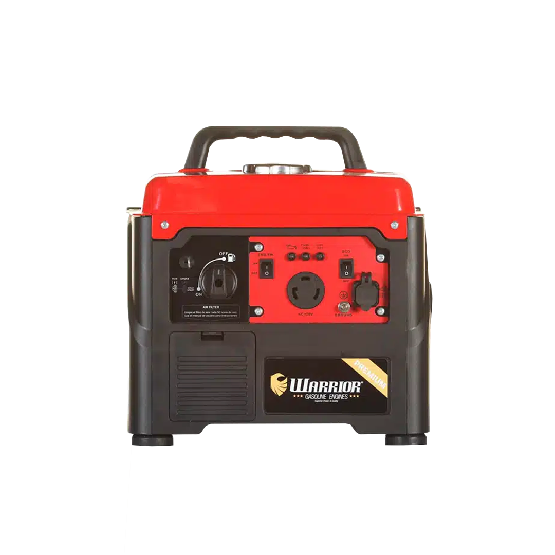 Generador Inversor Gasolina Warrior 1.2kw 3.5hp 110v 4t 60hz Arranque Manual