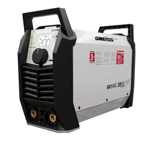 Soldador Inversor SWEISS 200 AMP AL 50% A 40 GRADOS